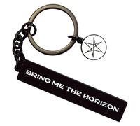 Rock Off officially licensed products Bring Me The Horizon Text Logo 6 Point Star Charm Schlüsselring Keychain One Size
