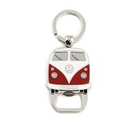 VW Collection by BRISA Schlüsselanhänger »VW Bulli T1«, Softemaille/Vernickelt, Rot