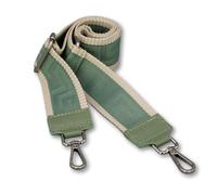 BRISE Taschengurt für Damen & Herren, 5cm Breiter Schultergurt, Verstellbarer 80-130 cm Taschenriemen aus Polyesterstoff und Leder, Stylischer Riemen mit 360 Drehbarer Kopf (Antic - Mintgrün)