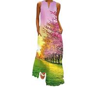 Briskorry 50s Vintage Retro Rockabilly Kleid Bleistiftkleid Pencil Etuikleid Businesskleider Einfarbig/Blumen Elegant Swing Kleider Mit Taschen Damen 50er Jahre Blumenmuster Ärmellos Damen