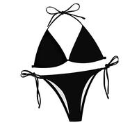 Briskorry Bademode Damen Bauchweg Sexy und Push ab,Bikini GroßE Brüste Bademode Push Up Bikinis Badeanzug Badeanzug Bikini Bauchweg Mode Crop Top Gerippte Unterbrustband Essential Hohe Taille