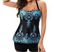 Briskorry Bikini Damen Set Bauchweg mit Push Up,Bikini Bauchweg Große Brüste Bademode V-Ausschnitt Sexy Zweiteiliger Push Up Sexy Bikini-Sets Leicht Badebekleidung Strand für Frauen