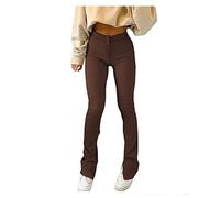 Briskorry Chino Hose Damen Cropped Freizeithose Elegant Slim Fit Sommerhose 7/8 Hose Sommer Chinohose Stretch Stoffhose Frauen Elegante Hosen Skinny Hose mit Taschen