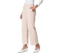 Briskorry Chino Hose Damen Stretch 7/8 Hosen Lang Sommer Einfarbig Freizeithose Elastischer Hoher Taille Sommerhose Casual Workout Hosen Twill Retrohose mit Taschen