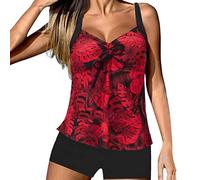 Briskorry Damen Bikini Sets Push Up bademode Sexy,Badeanzug mit Bügel Große Größen Bademode Sportlich Badeanzüge Outfits Strandurlaub Bikini-Sets Leicht Atmungsaktiv Push Up Bikini Strandmode