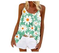 Briskorry Damen Bluse Ärmellos Sommer Top Regular Fit,Sommertop Leicht Tank Top Basic Einfarbig Einfach Tunika Weste Lässige Tshirt Oversize Oberteile Quickdry Shirt Streetwear Locker Loose