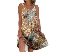 Briskorry Damen Bodycon Kleid Kurz Enges Wickelkleid,Strandkleid Kurz Sommer Festlich Kleider Mädchen Mini Kleider Leicht V-Ausschnitt Etuikleid Taille Farbblock Modisch