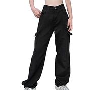 Briskorry Damen Jeans Jeanshosen Röhrenjeans Skinny Lose Stretch Boyfriend Zerrissene Destroyed Straight Denim Hose mit Löchern
