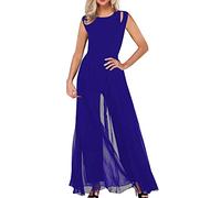 Briskorry Damen Jumpsuit Elegant Overall Lang Eine Schulter Schulterfrei Playsuit Lose Drucken Romper Sommer Festlich Jumpsuits Hohe Taille Hosenanzug für Hochzeit