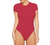 Briskorry Damen Jumpsuit Rückenfrei Bodysuit Sexy Yoga,Sport Overall kurz Arbeitslatzhose Einteiler Playsuit Freizeitanzug Einteilig Strampler mit Taschen Bodysuit Regualr Ärmellose Oversize Bodysuit
