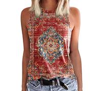 Briskorry Damen Tank Top Loose Fit Ärmellose Casual,Sommertop Kurz Tops Neckholder Casual Loose Trägertop Casual Mode Crop Tops Sommertop Kurzarmshirt Leicht Bequem Lässige