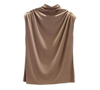 Briskorry Damen Tanktop Sommer Ärmellos Elegant Rundhals,Blusentops Festlich Camis Spaghetti Tops Spitzen Yoga Laufen Tanktops Teenager Oberteile Shirts Basic Unterhemd Einfarbig Freizeit Vest