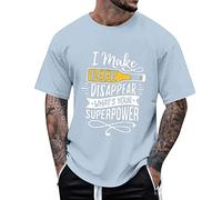 Briskorry Herren Bierfest Tshirt Rundhals Kurzarm Lose Sommer Oberteile Mode T-Shirt mit Bierfest Grafik Kreativen Buchstaben Vintage Drucken Streetwear Sport Casual Lang Tops