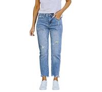 Briskorry Jeanshosen Damen Mittlere Waist Jeans Gerade Breites Bein Baggy Denim Hosen Y2k Aesthetic Vintage Freizeithosen 90er Streetwear Wide Leg Straight Jeans Cargohose
