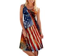 Briskorry Kleid Mit Schlitz Maxikleider Damen Sommer,Strandkleid Damen Lang T-Shirt Kleid Große Größen Lässige Party Strandkleid Boho Kleider Flowy Partykleid mit Taschen Freizeitkleid Einfarbige