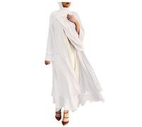 Briskorry Muslim Damen Muslimisches Langes Kleid Gebetskleidung für Frauen Gebet Jilbab Kleidung Lange Ärmel Ganzkörper Beten Niqab Roben Ärmel Roben Ramadan Kleid