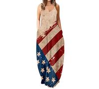 Briskorry Sommer Kleid Damen Boho Sommerkleid Elegant,Sommerkleid Leicht Abendkleid Ballkleider Elegant Shirtkleider Strandkleid Freizeit Ballkleider Party Kleid Hochzeitskleid Bequem