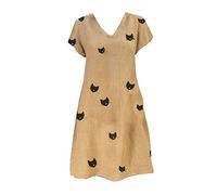 Briskorry Sommerkleid Damen Lang T-Shirt Kleid Sommer,Abendkleider Lang Abendkleid Ballkleider Elegant High Waist Festlich Partykleid Abendkleid Kleider Elegant Hochzeitskleid Schön