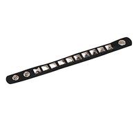 Bristol Novelty BA186 Punk Armband mit Bolzen, Silber