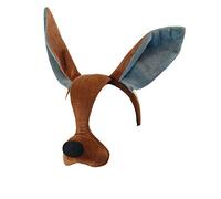 Bristol Novelty EM343 Känguru-Gesichtsmaske mit Haarband, mehrfarbig, Einheitsgröße