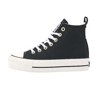 British Knights Damen Kaya MID Sneaker, Schwarz Cremeweiss, 36 EU