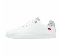 British Knights Damen Mist Sneaker, Weiss Silberfarben Lippen, 37 EU