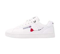 British Knights Damen Mist Sneaker, Weiss Herz, 36 EU