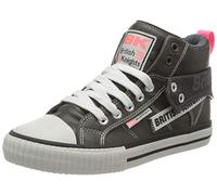 British Knights Damen ROCO Tag Sneaker, DK Grey/PINK,38 EU