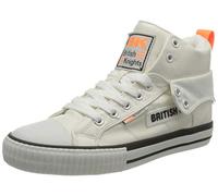 British Knights Damen ROCO Tag Sneaker, White/NEON ORANGE,39 EU