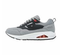 British Knights Herren Lennox Sneaker, Grau/schwarz/rot, 43 EU