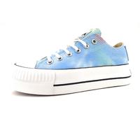 British Knights Damen Kaya Low Sneaker, Salmon/Baby Blue TIE DYE, 41 EU