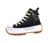 British Knights Damen Kaya MID Fly Sneaker, Schwarz Goldfarben, 36 EU