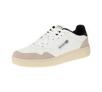 British Knights Noors B49-3624 - Herren Sneaker - 02-White-Green-Black für Herren, weiß, Größe 46 EU