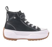 British Knights Mädchen Kaya Mid Fly Sneaker, Schwarz Weiss, 34 EU