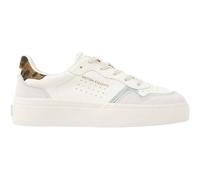 British Knights Damen Reflux Sneaker, Weiss Beige Silberfarben Leopard, 37 EU