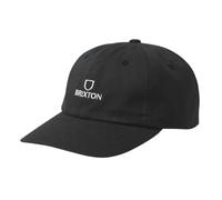 Brixton Alpha Netplus Lp verstellbare Mütze, Schwarz/Weiß, Schwarz/Weiß gespült, Einheitsgröße