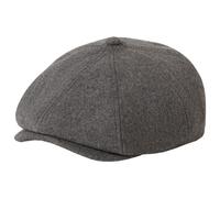 Brixton Brood Flannel Snap Cap Mütze grau