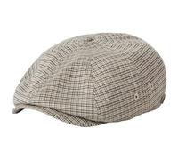 Brixton - Brood Lightweight Newsboy Cap - Cap, Gr. 58 cm M, grau (OffWhite/Black/GreyHoundstoo)