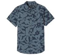 Brixton - Charter Print S/S - Hemd, Gr. S, blau/grau (WashedNavy/AzureBlueFloral)