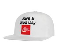 Brixton Coca-Cola Good Day Hp Cap Basecap Baseballcap Flat Brim Damen/Herren - Snapback, mit Schirm Frühling-Sommer Herbst-Winter Frühjahr Sommer Herbst Winter - One Size cremeweiß