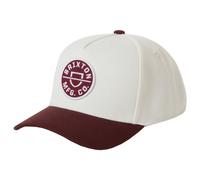 Brixton - Crest C MP Snapback - Cap, Gr. One Size, grau (Port/OffWhite)