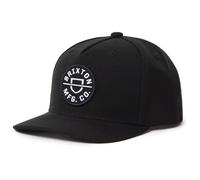 Brixton Cap Crest C MP Snapback Black