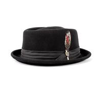 Brixton Hat Stout Pork Pie Black-XL