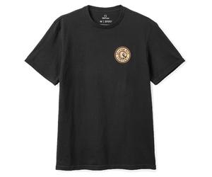 Brixton Herren Rival Ii Standard Manica Corta T-Shirt, Schwarz/Orange, Medium