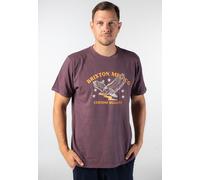 Brixton - Lamont Port Worn Wash - T-Shirt - Weinrot - XL - 100% Baumwolle,Jersey Weinrot XL