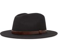 Brixton Messer Fedora Hut, schwarz, Größe M