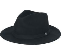 Brixton Messer Packable Fedora Hut schwarz