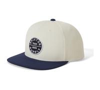 Brixton - Oath III Snapback - Cap, Gr. One Size, beige (OffWhite/MidnightBlue)