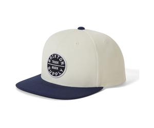 Brixton - Oath III Snapback - Cap, Gr. One Size, beige (OffWhite/MidnightBlue)