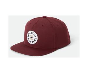 Brixton - Oath III Snapback - Cap, Gr. One Size, rot/weiß (Port)